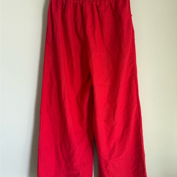 Red capri type pants size small - Picture 3 of 4